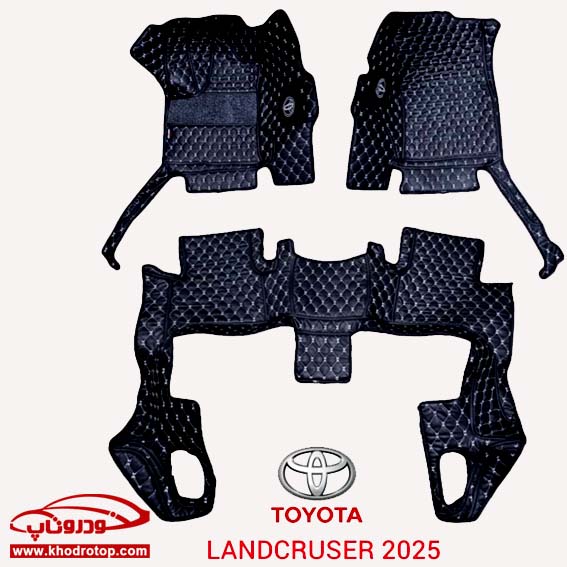 222 کفپوش پنج بعدی TOYOTA Landcruser 2025 Cab 5DMat - Image 1